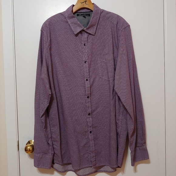 KENNETH Cole Mens Long Sleeves Shirt - Picture 1 of 11